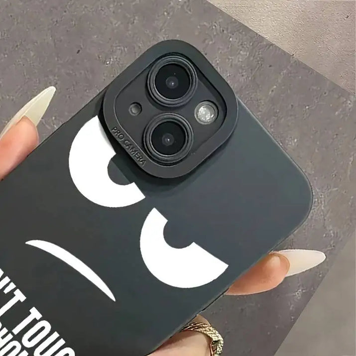 Don'T Touch My Phone Pattern Case for Iphone 17 16 15 14 Pro Max 13 12 11 Pro 7 8 14 15 16 plus SE2 17 Air Soft Silicone Cover