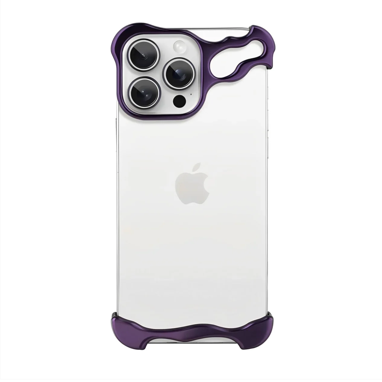 Alien Aluminum Metal Frame Irregular Phone Case